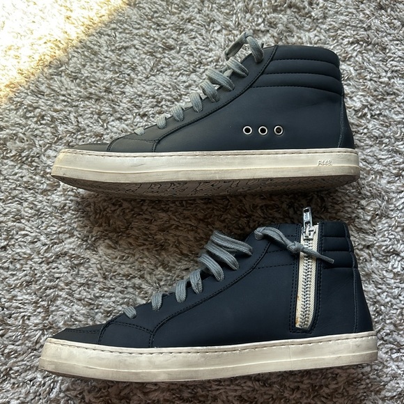 P448 X PS High Top Skate Recycled Black - Picture 4 of 8